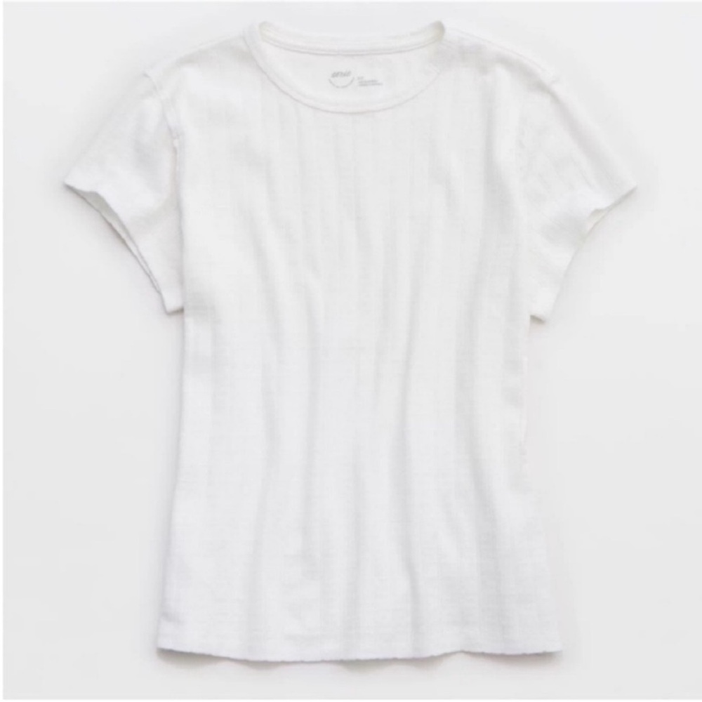 Aerie Pointelle Vintage T-Shirt - Picture 4 of 7